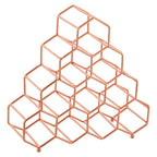 10 Bottle Copper Plated Spice Rack | Vertex