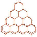 10 Bottle Copper Plated Spice Rack | Vertex