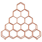 15 Bottle Copper Finish Spice Rack | Vertex