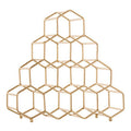 10 Bottle Gold Finish Spice Rack | Vertex