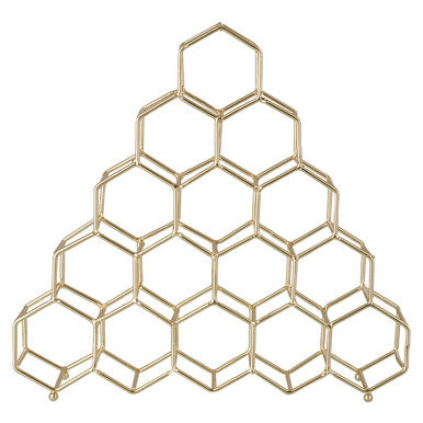 15 Bottle Gold Finish Spice Rack | Vertex