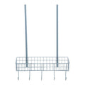 Over The Door Grey Finish Hanger Shelf
