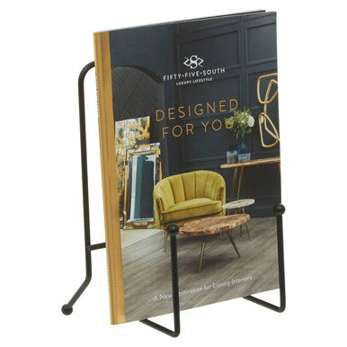 Matt Black Finish Cookbook Stand | Reyna