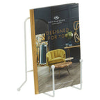Matt White Finish Cookbook Stand | Reyna