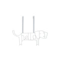White Sausage Dog Hanger | Kirby