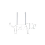 White Sausage Dog Hanger | Kirby