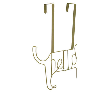 Gold Finish Sausage Dog Hanger | Kirby