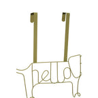 Gold Finish Sausage Dog Hanger | Kirby
