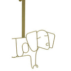 Gold Finish Sausage Dog Hanger | Kirby