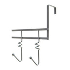 Over Door Grey Hanger with Five Swirl Hooks | Jaxen