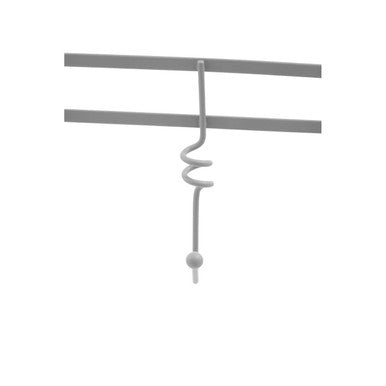 Over Door Grey Hanger with Five Swirl Hooks | Jaxen