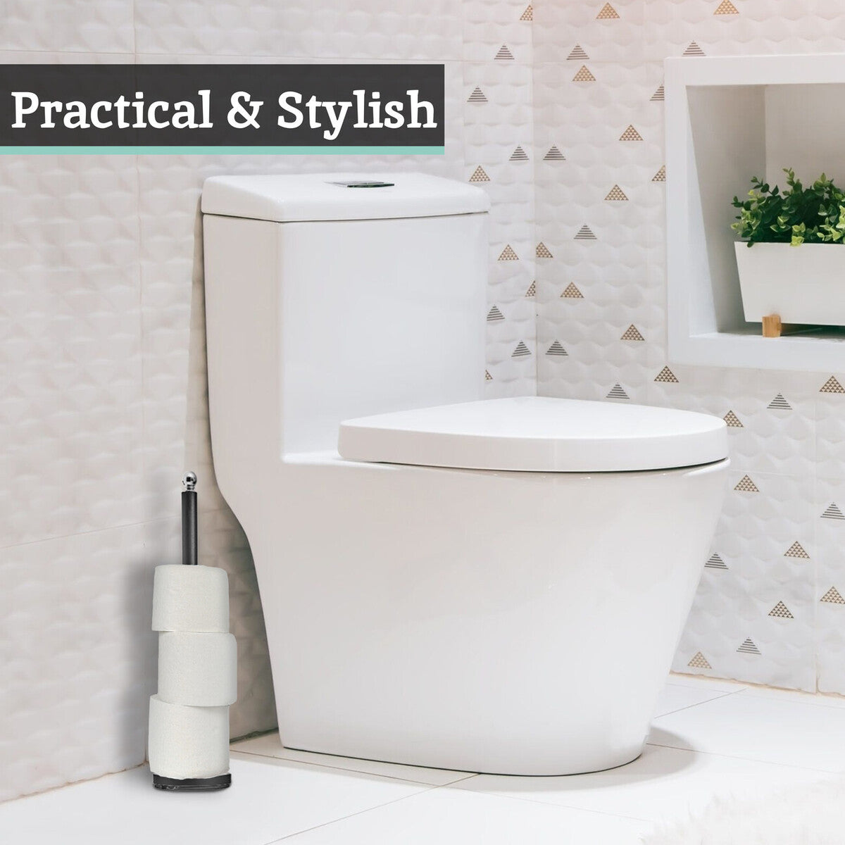 Black Toilet Roll Holder | Adler