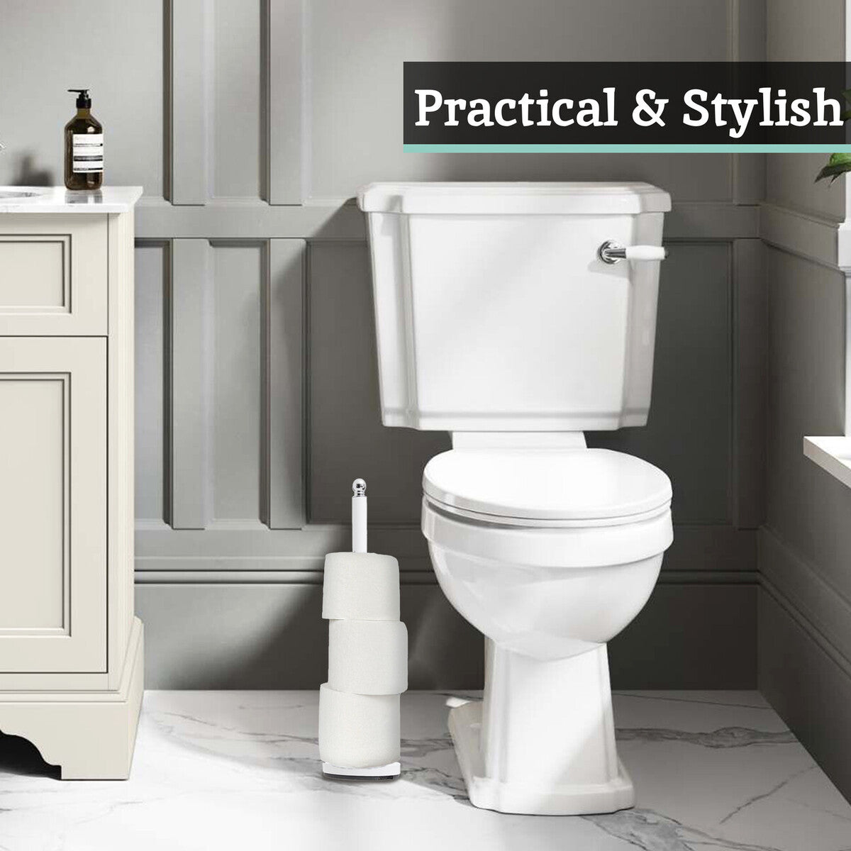 White Toilet Roll Holder | Adler