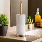 Gold Finish Toilet Roll Holder | Adler