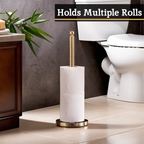 Gold Finish Toilet Roll Holder | Adler