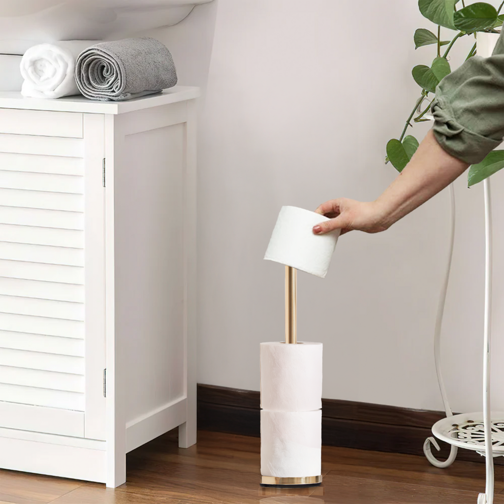 Gold Finish Toilet Roll Holder | Adler