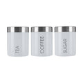 White Enamel Tea Coffee and Sugar Set | Liberty