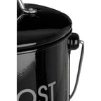 Black Bin with Handle | Compost