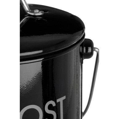 Black Bin with Handle | Compost