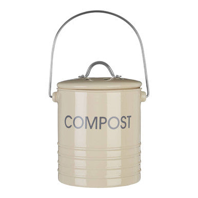 Cream Bin with Handle | Compost