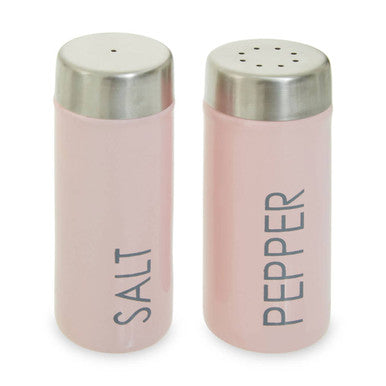 Light Pink Enamel Salt and Pepper Set | Liberty