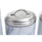 4 Piece Marble Effect Kitchen Storage Set | Easton