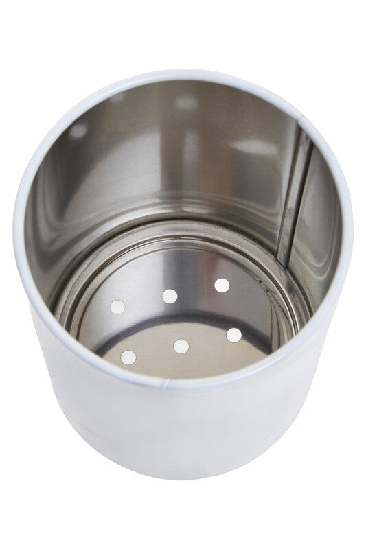 White Marble Effect Utensil Holder | Easton