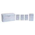 5 Piece Marble Effect Kitchen Storage Set | Easton