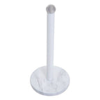 White Marble Effect Kitchen Roll Holder | Easton