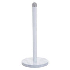 White Marble Effect Kitchen Roll Holder | Easton