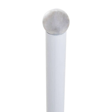 White Marble Effect Kitchen Roll Holder | Easton