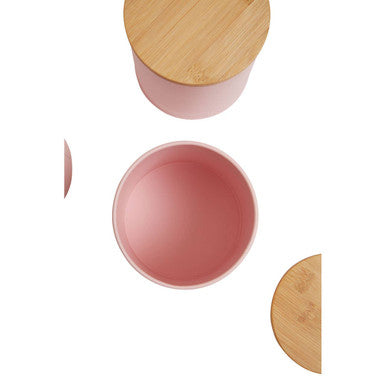 Set Of Three Pink Canisters | Alton