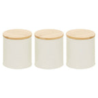 Set Of Three Cream Canisters | Alton