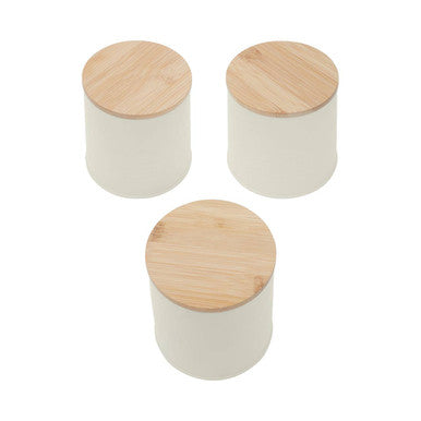 Set Of Three Cream Canisters | Alton