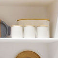 Set Of Three Cream Canisters | Alton