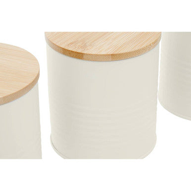 Set Of Three Cream Canisters | Alton