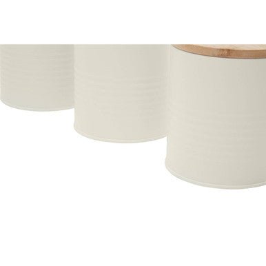 Set Of Three Cream Canisters | Alton