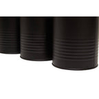 Set Of Three Black Canisters | Alton