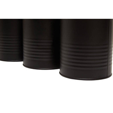 Set Of Three Black Canisters | Alton