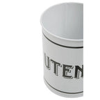 White Metal Utensil Holder | Grocer