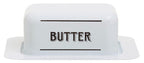 White Metal Butter Dish | Grocer