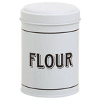 White Metal Flour Shaker | Grocer