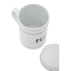 White Metal Flour Shaker | Grocer