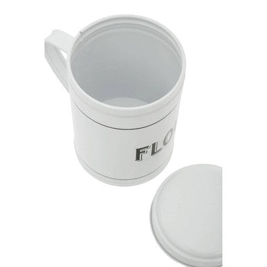 White Metal Flour Shaker | Grocer