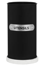 Black Enamel Utensil Holder | Liberty
