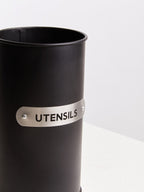 Black Enamel Utensil Holder | Liberty