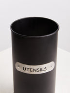 Black Enamel Utensil Holder | Liberty