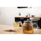 Fuso Borosilicate Glass 650ml Teapot