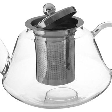 Fuso 1200ml Borosilicate Glass Teapot