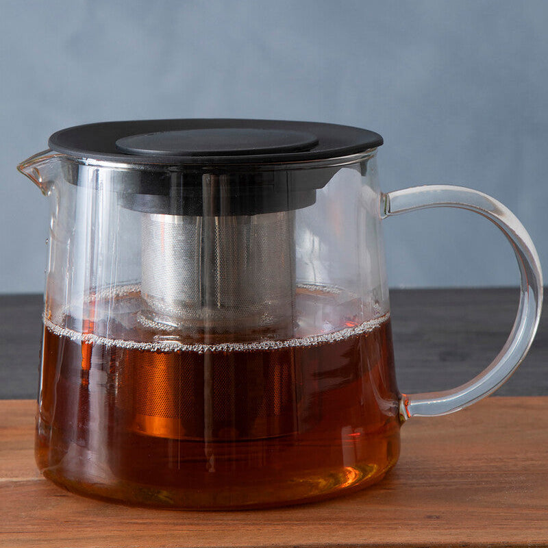 Fuso 1200ml Borosilicate Glass Teapot